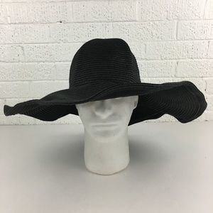 Goldcoast black wide brim sun hat
